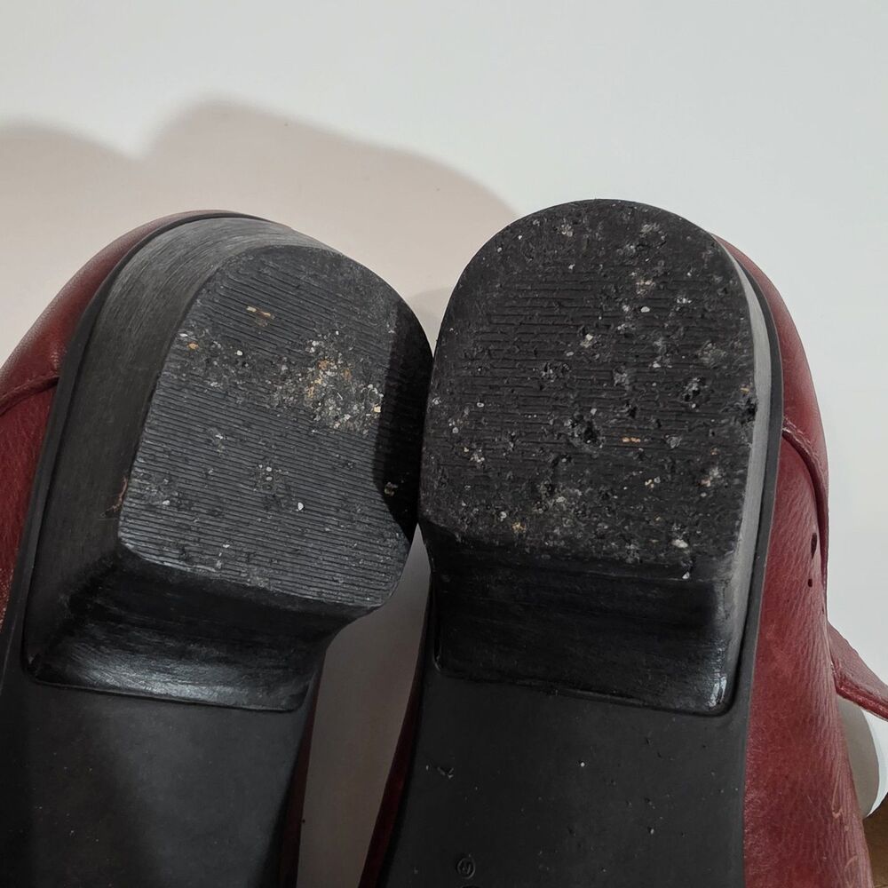 Taos Mary Jane Shoes Sz 10 Red - Picture 8 of 12